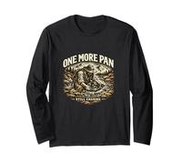 “One More Pan” Gold Panning Vintage Prospector Design Long Sleeve T-Shirt