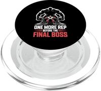 One More Rep Before The Final Boss Gym Gamer Fitness PopSockets PopGrip for MagSafe