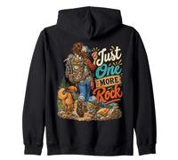 One More Rock Funny Female Rockhound Rock Hunter Zip Hoodie
