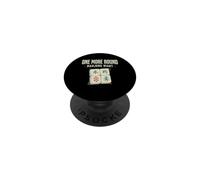 One More Round Mahjong Night Retro Tile Game Humor PopSockets Adhesive PopGrip