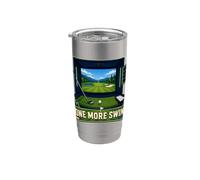 ONE More Swing Indoor Golf Simulator League Practice Stainless Steel Insulated Tumbler