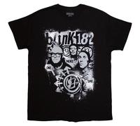 One More Time Spray Paint T-Shirt Blink 182 Black XXL