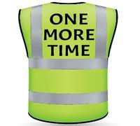One More Time - Viggo Venn printed Hi Visibility vest BGT - Britains Got Talent (Large)
