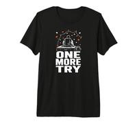 One More Try Climbing Bouldering Gym Rock Climber Premium T-Shirt