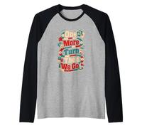 One More Turn Then We Go Board Game Night Raglan Baseball Tee