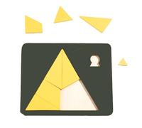 One More Wooden Puzzle, the Difficulty of the Ten Levels Challenge the Wooden Puzzle, Suitable for Children Adults to Exercise Bbrainpower Thinking(E)