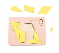 One More Wooden Puzzle, the Difficulty of the Ten Levels Challenge the Wooden Puzzle, Suitable for Children Adults to Exercise Bbrainpower Thinking(B)