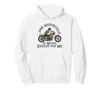 One Motorcycle is Never Enough Funny Bike Motorcyclist Men Pullover Hoodie
