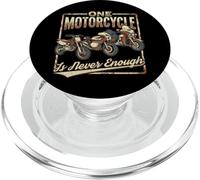 One Motorcycle Is Never Enough Funny Biker Collector PopSockets PopGrip for MagSafe