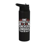 One Motorcycle is Never Enough Stainless Steel Insulated Water Bottle