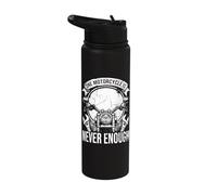 One Motorcycle is Never Enough Stainless Steel Insulated Water Bottle
