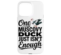 One Muscovy Duck Just Isn’t Enough Love Animal Coffee Lover Case for iPhone 15 Pro Max