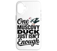 One Muscovy Duck Just Isn’t Enough Love Animal Coffee Lover Case for iPhone 16 Plus