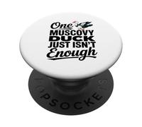 One Muscovy Duck Just Isn’t Enough Love Animal Coffee Lover PopSockets Adhesive PopGrip