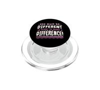 One Must Be Different In Order To Make A Difference Quote PopSockets PopGrip for MagSafe