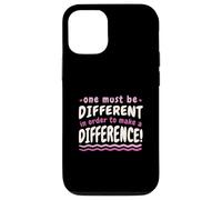 One Must Different In Order To Make A Difference Quote Case for iPhone 12/12 Pro