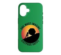 One Must Imagine Sisyphus Happy Funny Greek Mythology Myth Case for iPhone 16