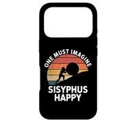 One Must Imagine Sisyphus Happy Funny Greek Mythology Myth Case for iPhone 17 Pro