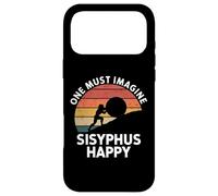 One Must Imagine Sisyphus Happy Funny Greek Mythology Myth Case for iPhone 17 Pro Max