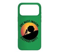 One Must Imagine Sisyphus Happy Funny Greek Mythology Myth Case for iPhone 17 Pro Max