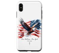 One Nation, One GOD - Vintage Watercolor Eagle 1776-2026 250 Case for iPhone XS Max
