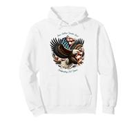 One Nation, One GOD - Vintage Watercolor Eagle 1776-2026 250 Pullover Hoodie