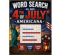 One Nation, One Puzzle at a Time A 4th of July Word Search Book | 55 Hard Americana Challenges for All Ages