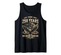 One Nation Under God 250 Years America Celebration Tank Top