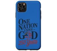 One Nation Under God 250 Years American Flag Faith Design Case for iPhone 11 Pro Max
