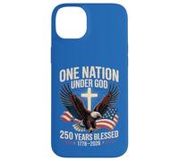 One Nation Under God 250 Years Blessed 1776-2026 Eagle Flag Case for iPhone 14 Plus