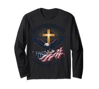 One Nation Under God 250 Years Blessed 1776-2026 Eagle Flag Long Sleeve T-Shirt