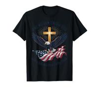 One Nation Under God 250 Years Blessed 1776-2026 Eagle Flag T-Shirt