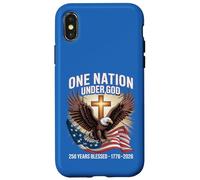 One Nation Under God 250 Years Blessed American Patriot Case for iPhone X/XS