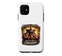One Nation Under God 250 Years Blessings 4th of July Case for iPhone 11