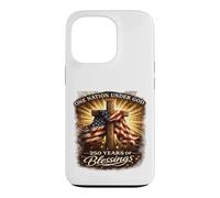 One Nation Under God 250 Years Blessings 4th of July Case for iPhone 13 Pro