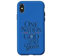 One Nation Under God 250 Years Christian Patriotism Case for iPhone X/XS