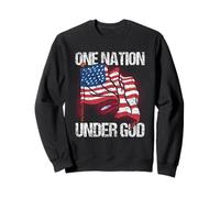 One Nation Under God American Usa Us America Patriotic Us Sweatshirt