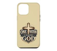 One Nation Under God Christian Cross Faith Case for iPhone 12 Pro Max