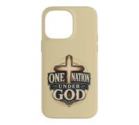 One Nation Under God Christian Cross Faith Case for iPhone 14 Pro Max