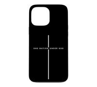 One Nation Under God Christian Minimalist Cross Patriotic Case for iPhone 13 Pro Max