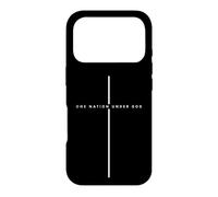 One Nation Under God Christian Minimalist Cross Patriotic Case for iPhone 17 Pro