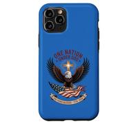 One Nation Under God Eagle American Flag 250 Years Blessed Case for iPhone 11 Pro