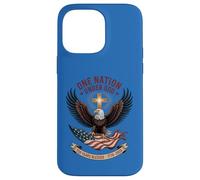 One Nation Under God Eagle American Flag 250 Years Blessed Case for iPhone 14 Pro Max