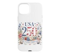One Nation Under God - Faith Watercolor Women's American 250 Case for iPhone 15 Plus