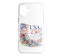 One Nation Under God - Faith Watercolor Women's American 250 Case for iPhone 16 Plus