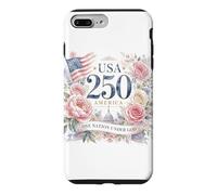 One Nation Under God - Faith Watercolor Women's American 250 Case for iPhone 7 Plus/8 Plus