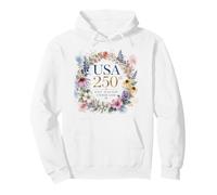 One Nation Under God - Faith Watercolor Women's American 250 Pullover Hoodie