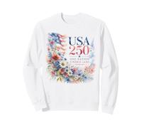 One Nation Under God - Faith Watercolor Women's American 250 Sweatshirt