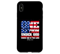 One Nation Under God Patriotic Spirit graphic Case for iPhone XS Max