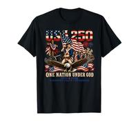 One Nation Under God US 250th Anniversary 4th July Patriotic T-Shirt